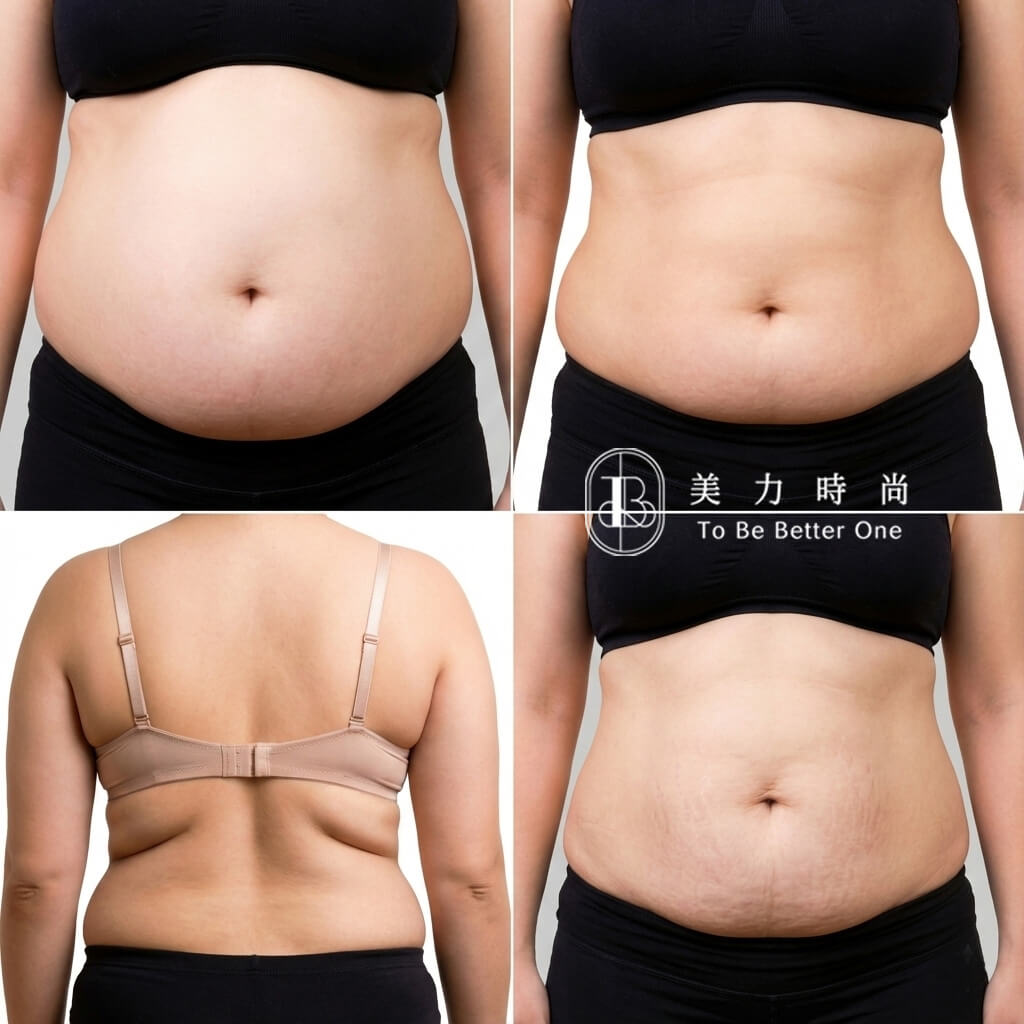 脂肪堆積部位:肉肉肚子/腰部贅肉/背後肉/產後鬆弛的肚子