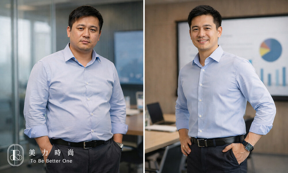 林先生在美力時尚診所透過猛健樂療程和cmslim療程，從代謝節奏與肌力雕塑雙軌進行後的成果BA