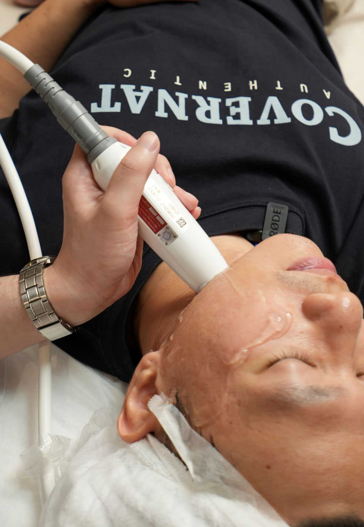 施打立特拉音波畫面