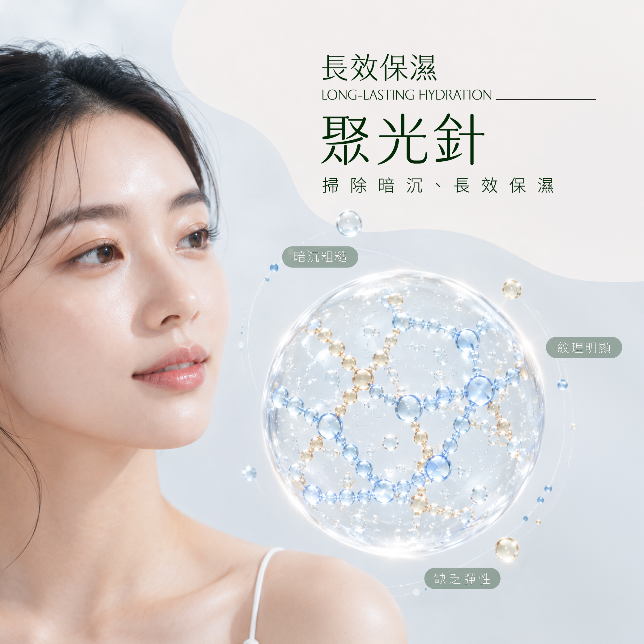 長效保濕｜聚光針