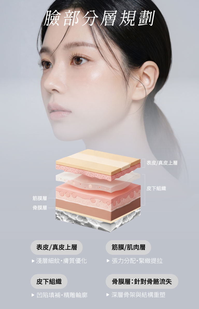 臉部分層規劃